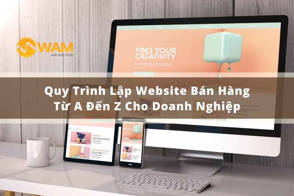 quy trình lập website bán hàng