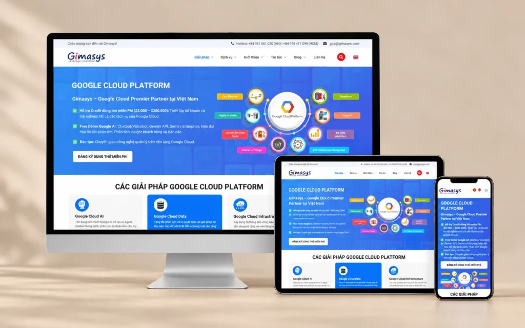 Hình ảnh dự án Gimasys — GcloudVN