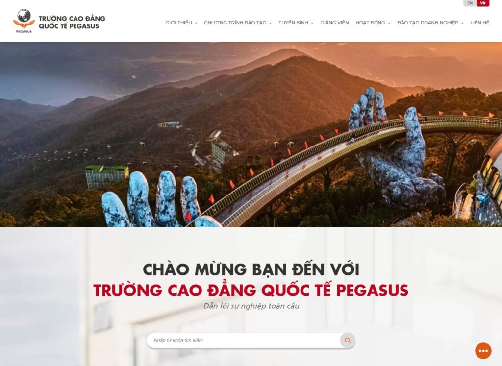 Hình ảnh dự án Trường Cao đẳng Quốc tế Pegasus